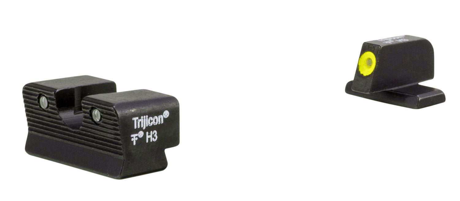 Trijicon 600865 HD XR Night Sight Set Green Tritium Yellow Outline Front & Green Tritium Rear for Sig Sauer P225/P226/P228 #8/#8