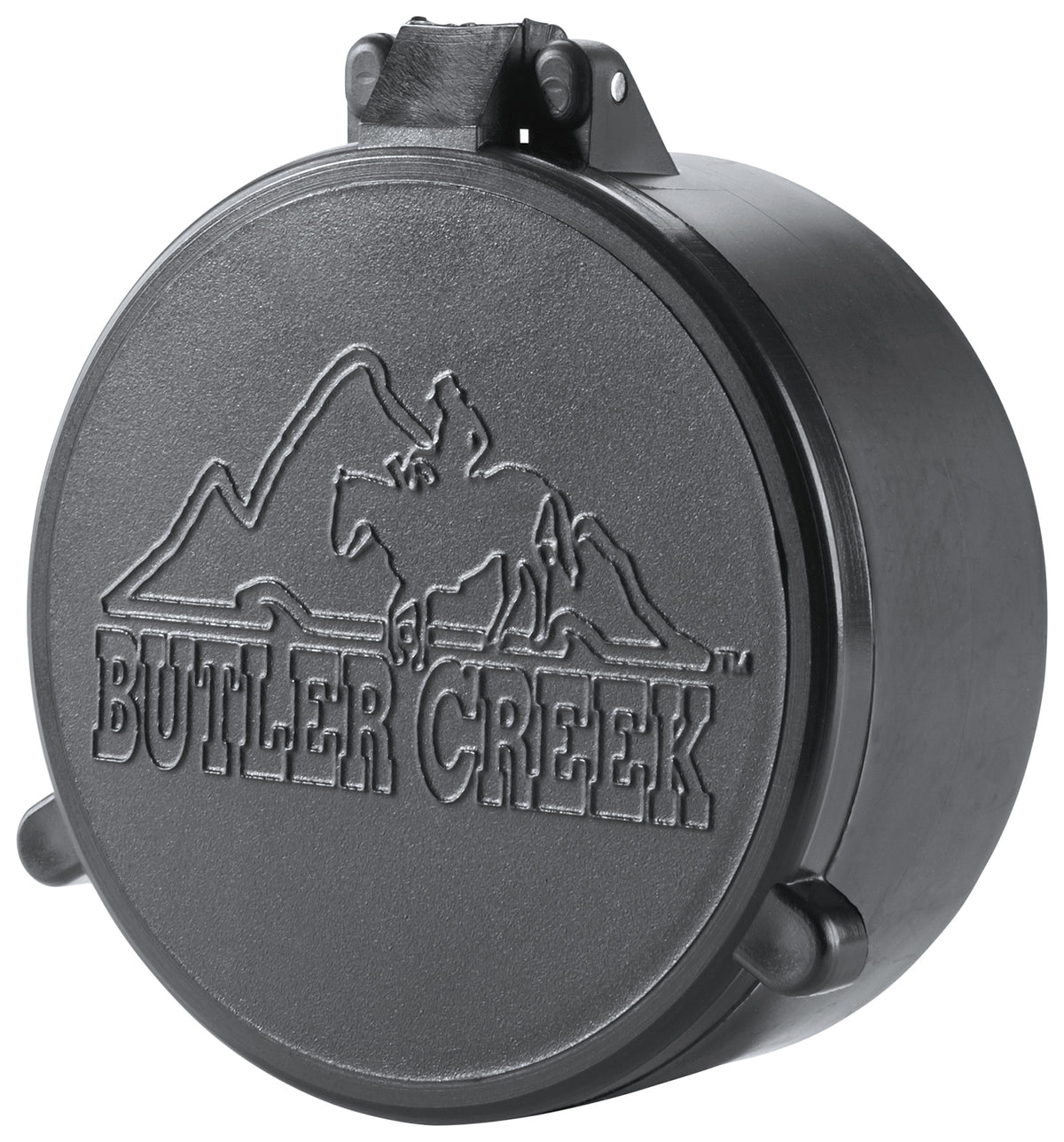 Butler Creek 30230 Flip-Open Objective Scope Cover, 44.70mm Objective, Size 23, Black Polymer
