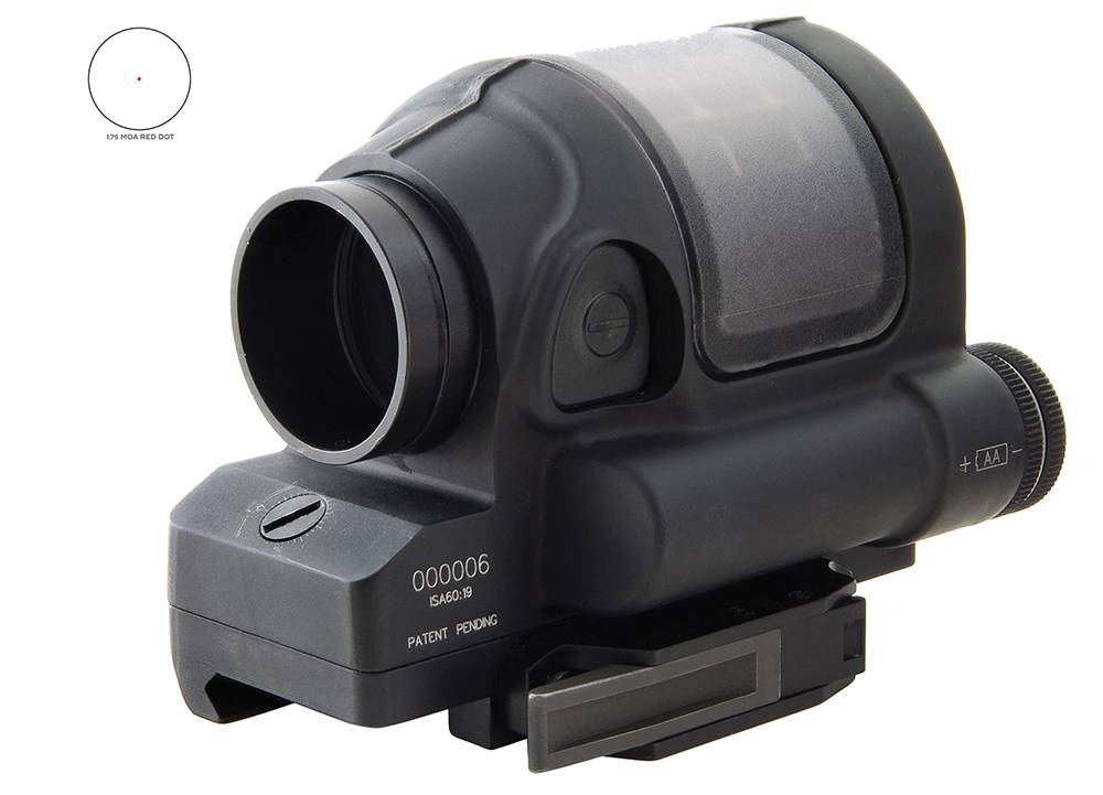 Trijicon 900001 Reflex Sealed Sight 1x38mm 1.75 MOA Red Dot Black Photovoltaic