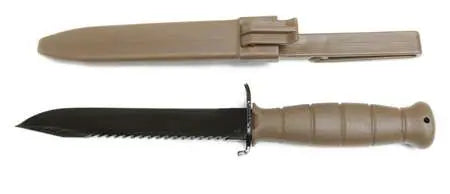 Glock Dark Earth Field Knife with Saw Bulk