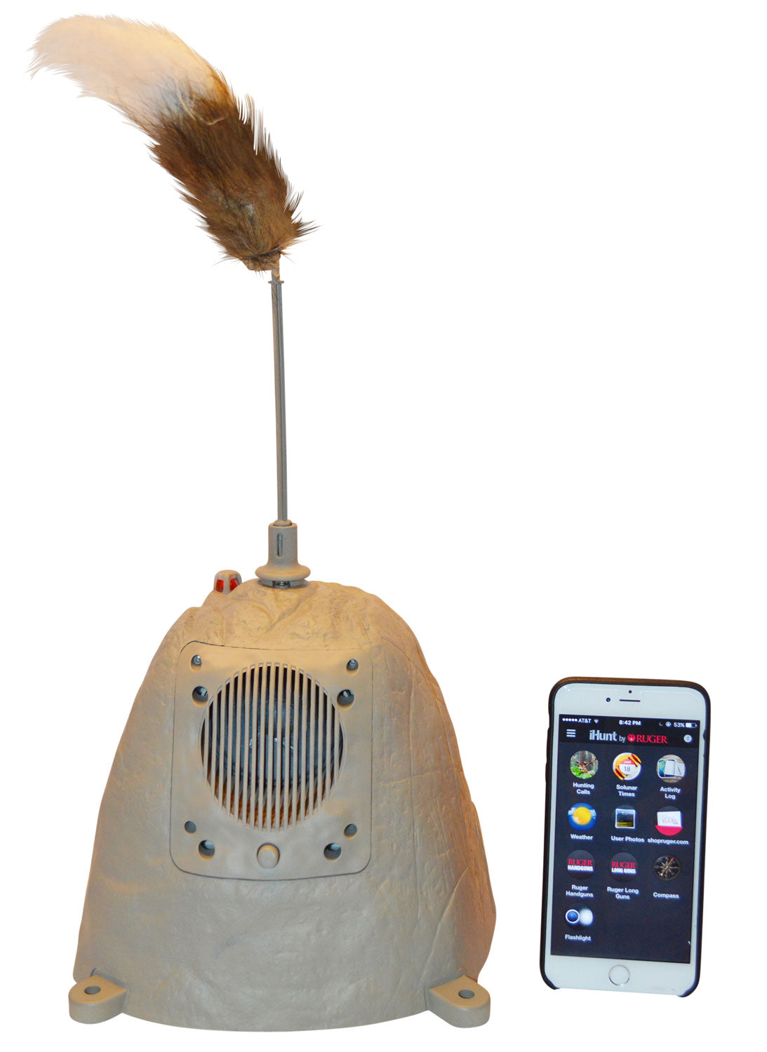 iHunt EDIHWAG Call and Decoy Wireless Predator Call System with Moving Tail Camo