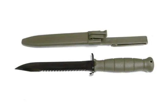 Glock Battle Field Green Field Knife with Saw Bulk