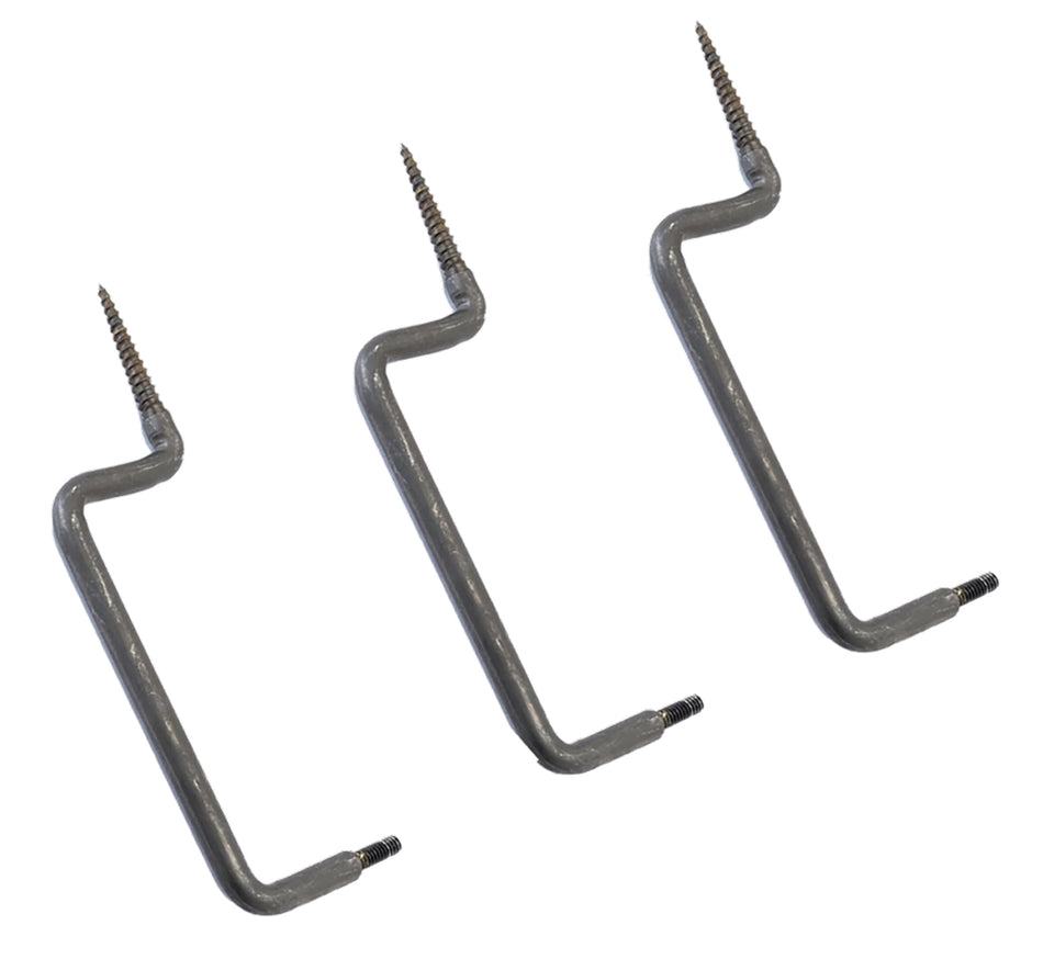 Stealth Cam STCTS3PK Tree Screw Trail Camera Mounts 1/4"-20 Thread 3-Pack Black