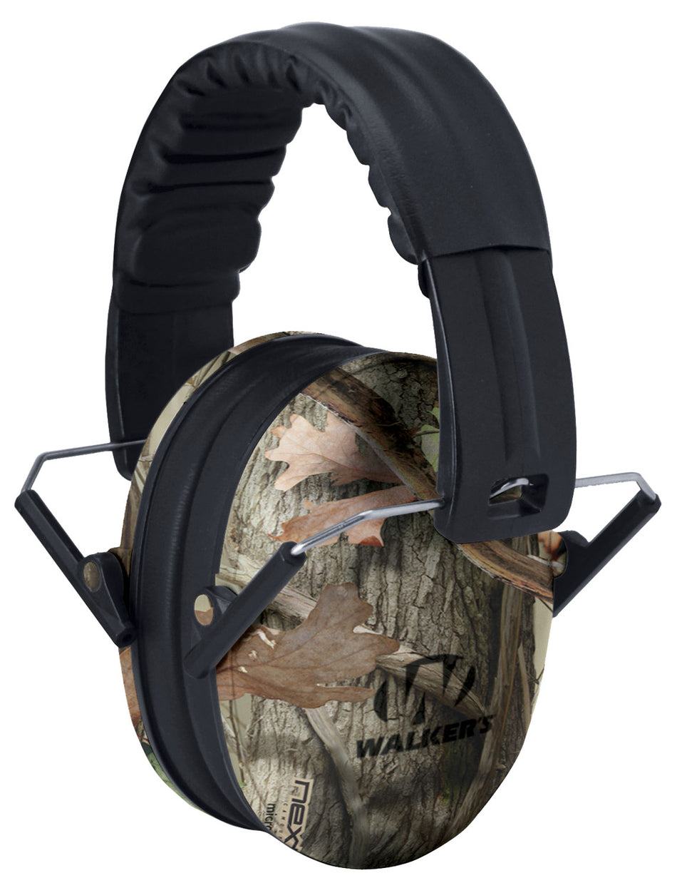 Walker's Youth Folding Passive Muff 23dB Over-the-Head Next G-1 Camo/Black Polymer