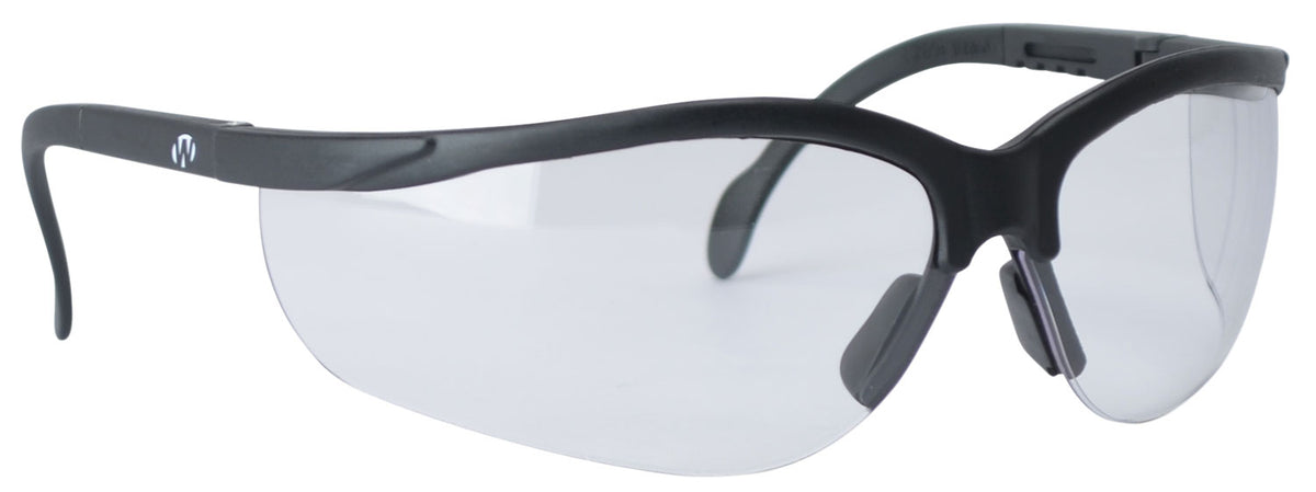 Walker's GWPCLSG Adult Sport Glasses – Clear Lens, Polycarbonate Black Frame