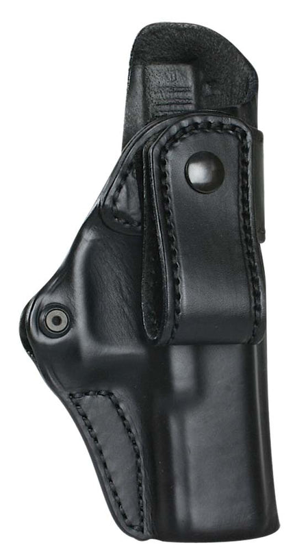 Blackhawk 420403BKR Inside the Pants IWB Leather Holster Black Fits Glock 9/40