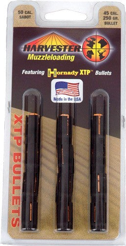Harvester XTP 50 Cal 250gr .452 Hornady XTP Sabot 12-Count