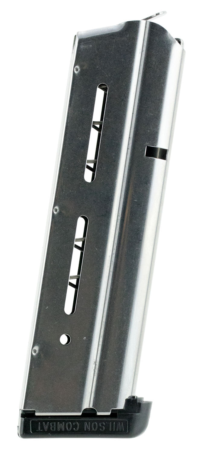 Wilson Combat 47FX 1911 9rd .40 S&W Magazine Standard Floor Plate Stainless Steel