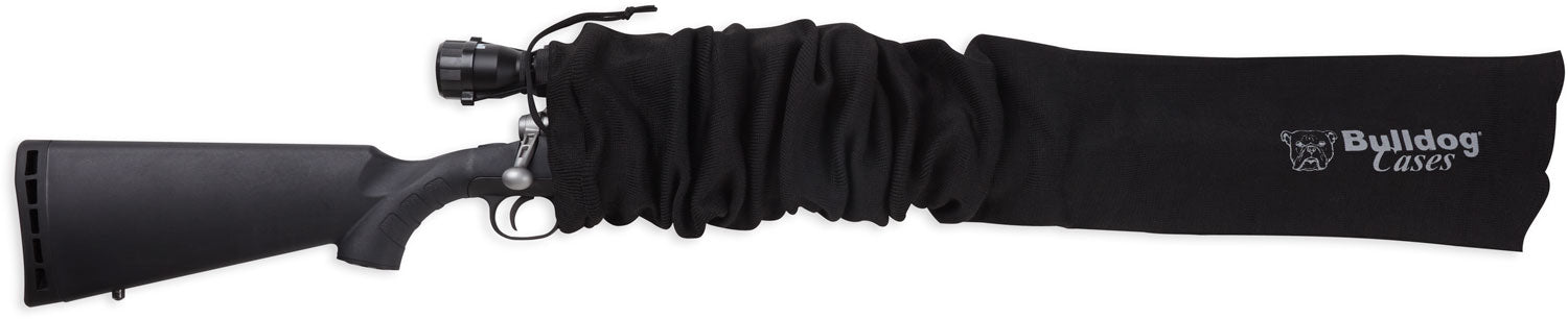 Bulldog BD152 52" Oversized Scoped Rifle Gun Sock Moisture-Resistant Black