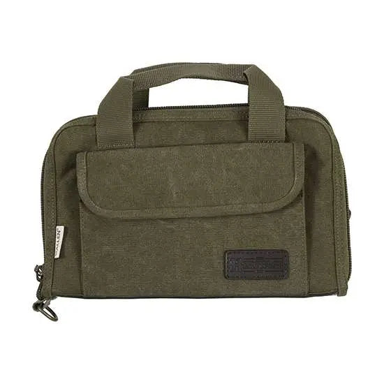 Allen Heritage Attache Double Handgun Case, Olive