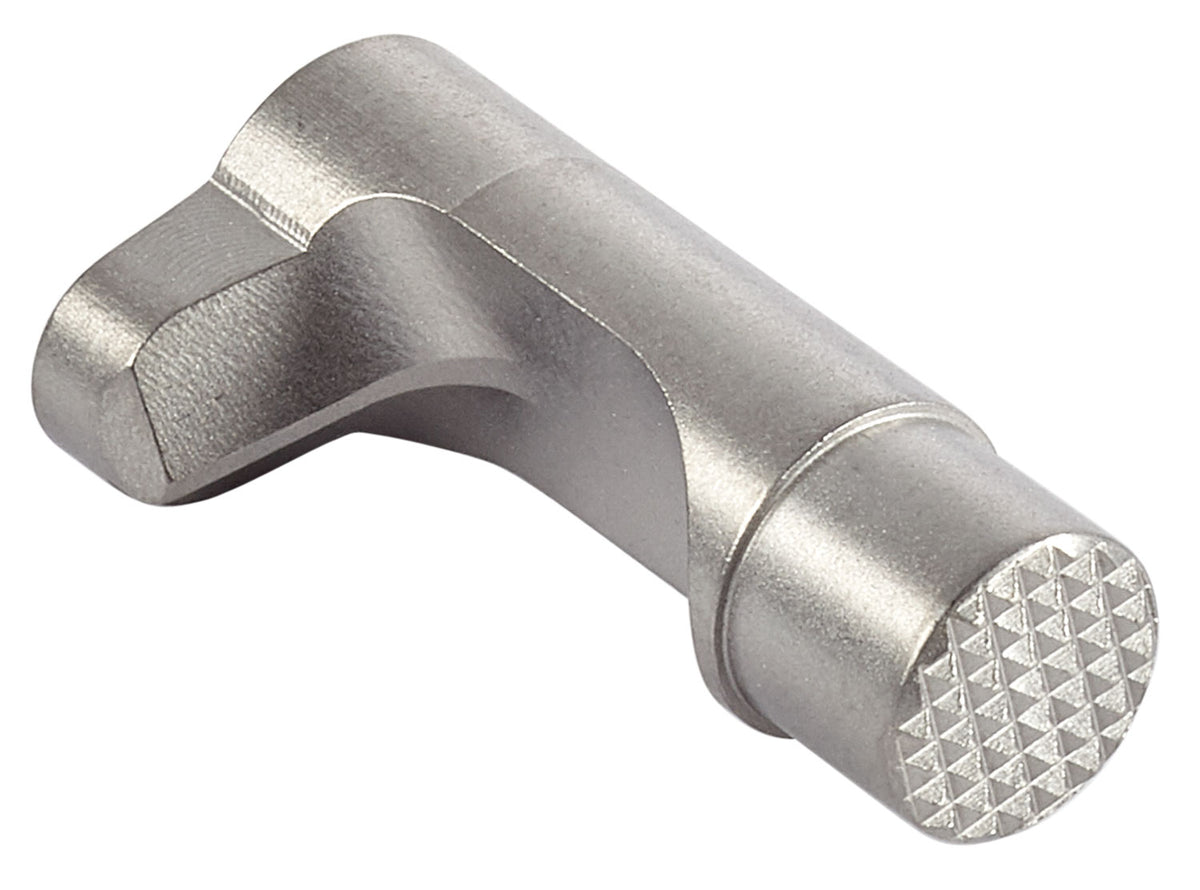 Wilson Combat 31TSBP Bullet Proof Tactical Magazine Release 1911 Silver Stainless Steel