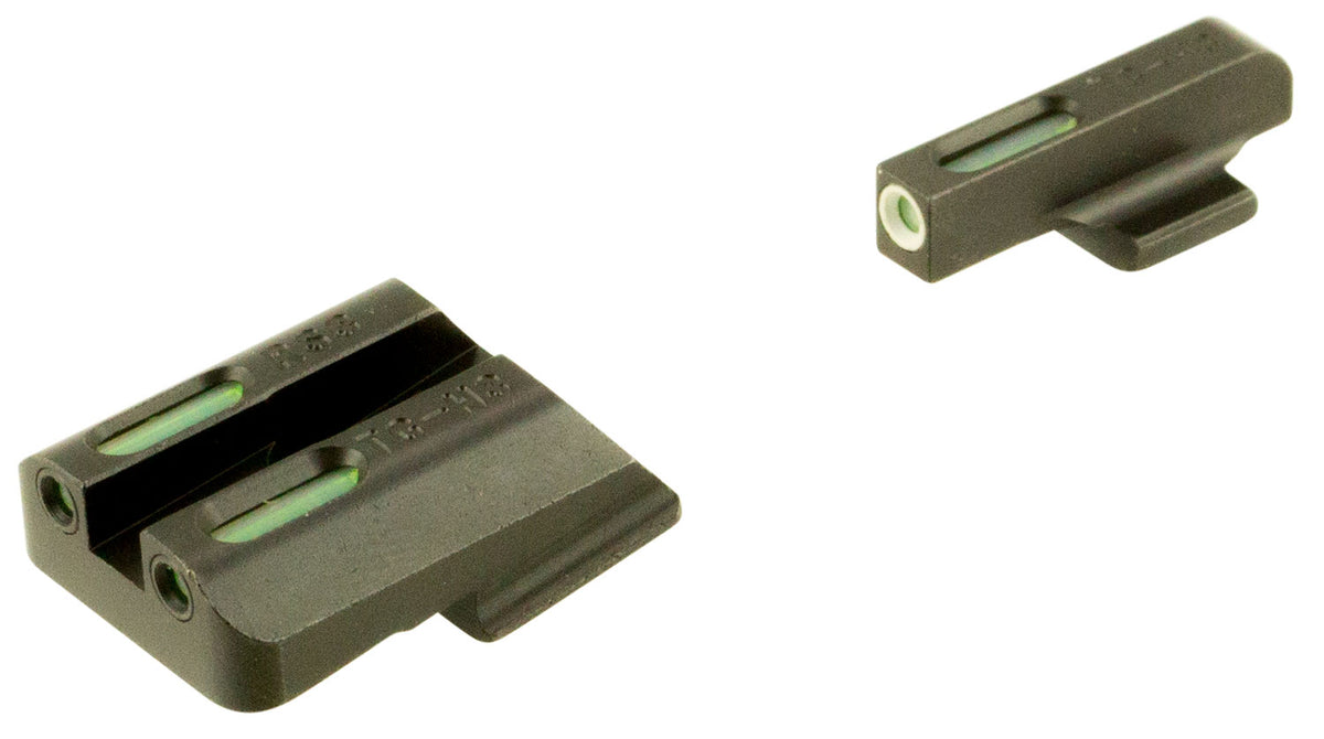 TruGlo TG13RS3A TFX Green Tritium & Fiber Optic White Outline Sight Set for Ruger American