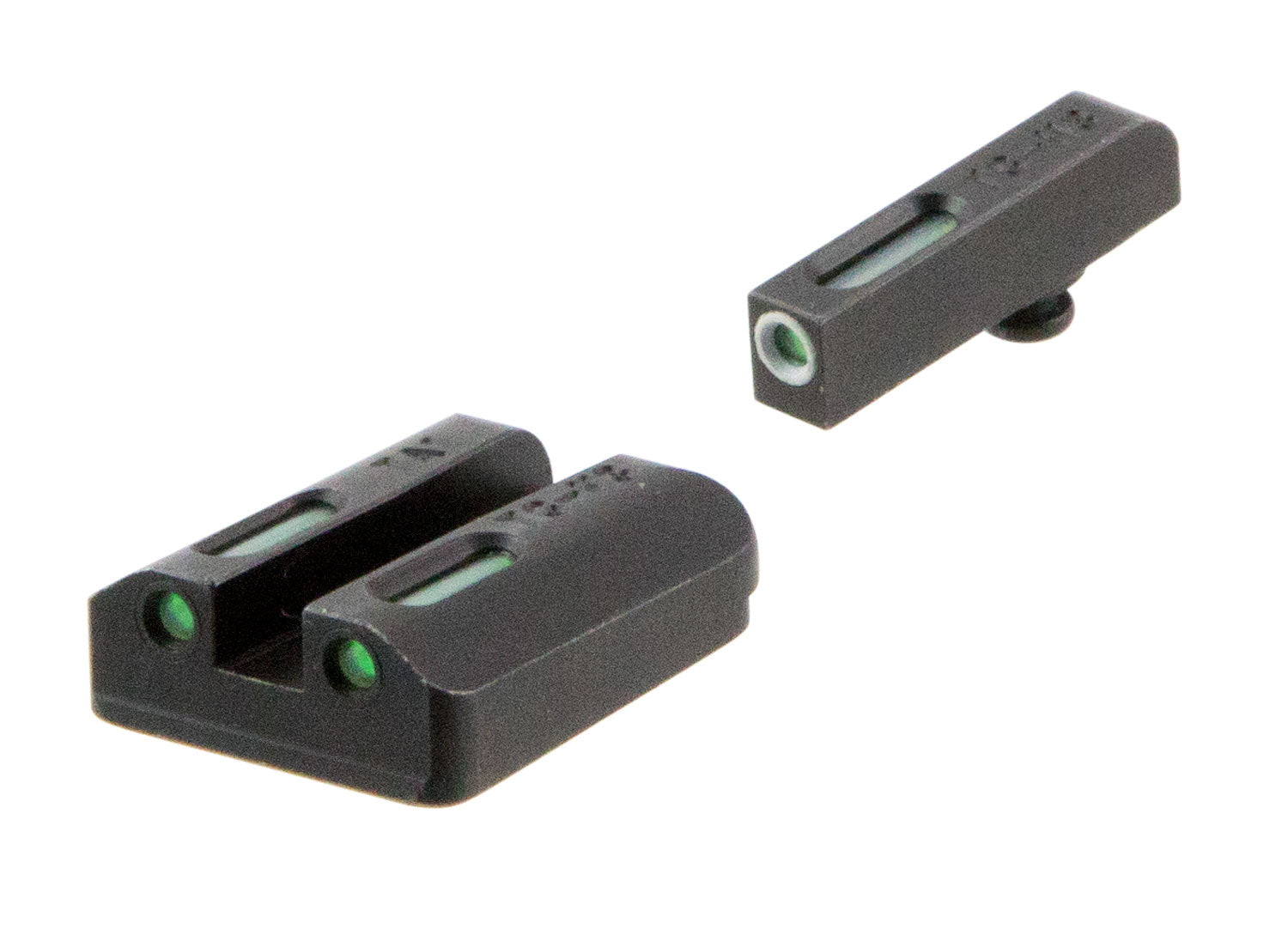 TruGlo TG13TA2A TFX Green Tritium & Fiber Optic White Outline Front & Rear Sight Set