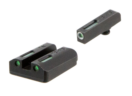 TruGlo TG13TA2A TFX Green Tritium & Fiber Optic White Outline Front & Rear Sight Set