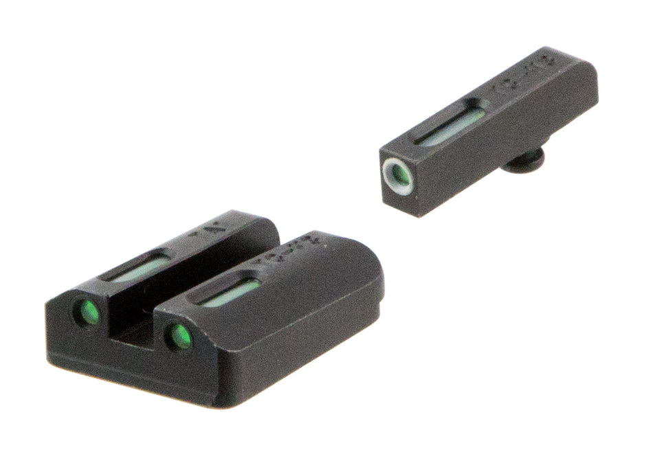 TruGlo TG13TA2A TFX Green Tritium & Fiber Optic White Outline Front & Rear Sight Set