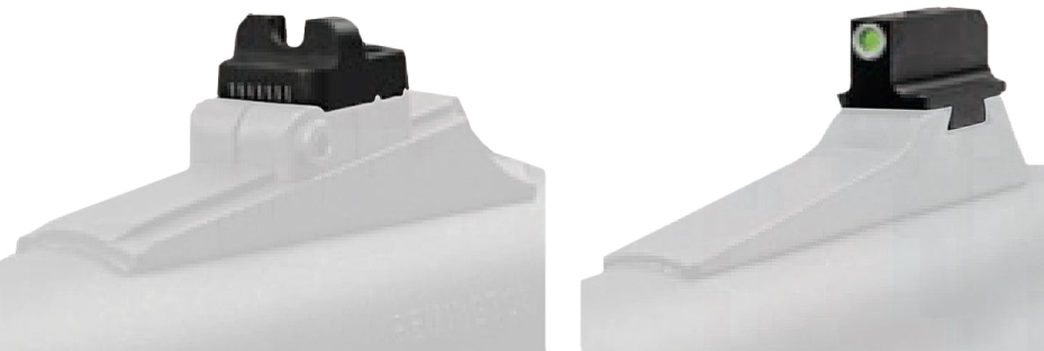 TruGlo TG231R3W Tritium Pro Night Sight Set Green Tritium White Outline Front & Rear