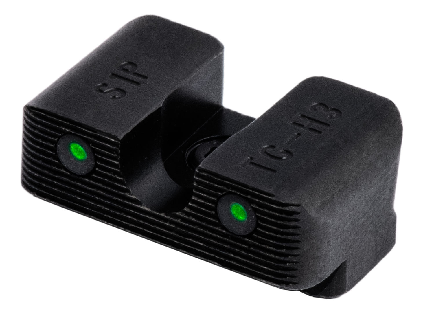 TruGlo TG231S1W Tritium Pro White Outline Front Green Tritium Rear Night Sight Set