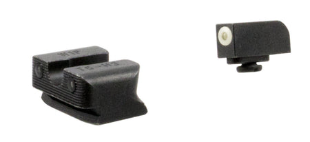 TruGlo TG231W1W Tritium Pro White Outline Front & Green Tritium Rear Night Sight Set