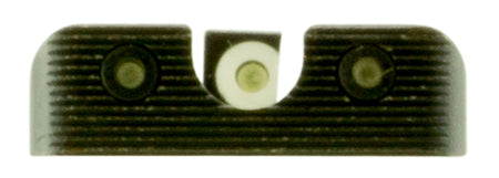 TruGlo TG231X1W Tritium Pro White Outline Front Green Tritium Rear Night Sight Set