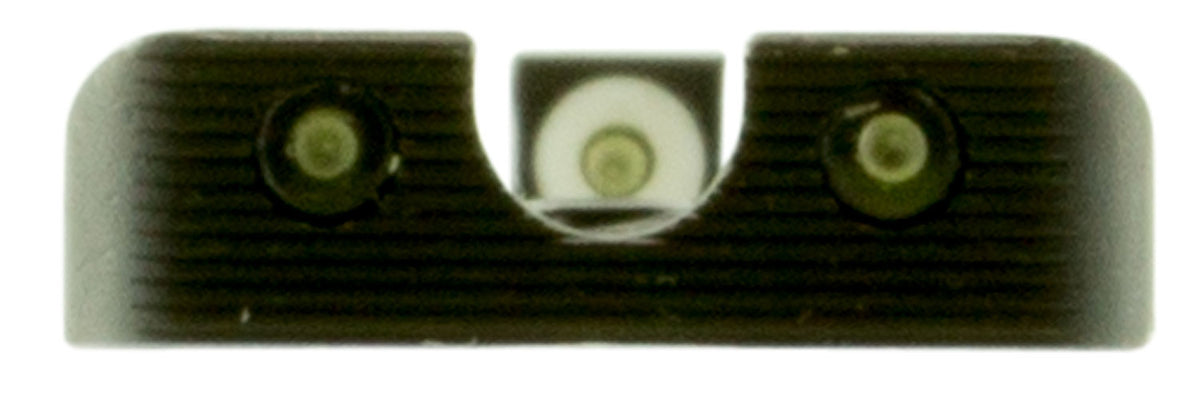 TruGlo TG231MP1W Tritium Pro Night Sight Set Green Tritium White Outline Front Green Tritium Rear