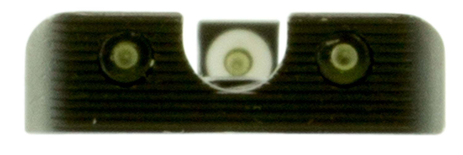 TruGlo TG231MP1W Tritium Pro Night Sight Set Green Tritium White Outline Front Green Tritium Rear