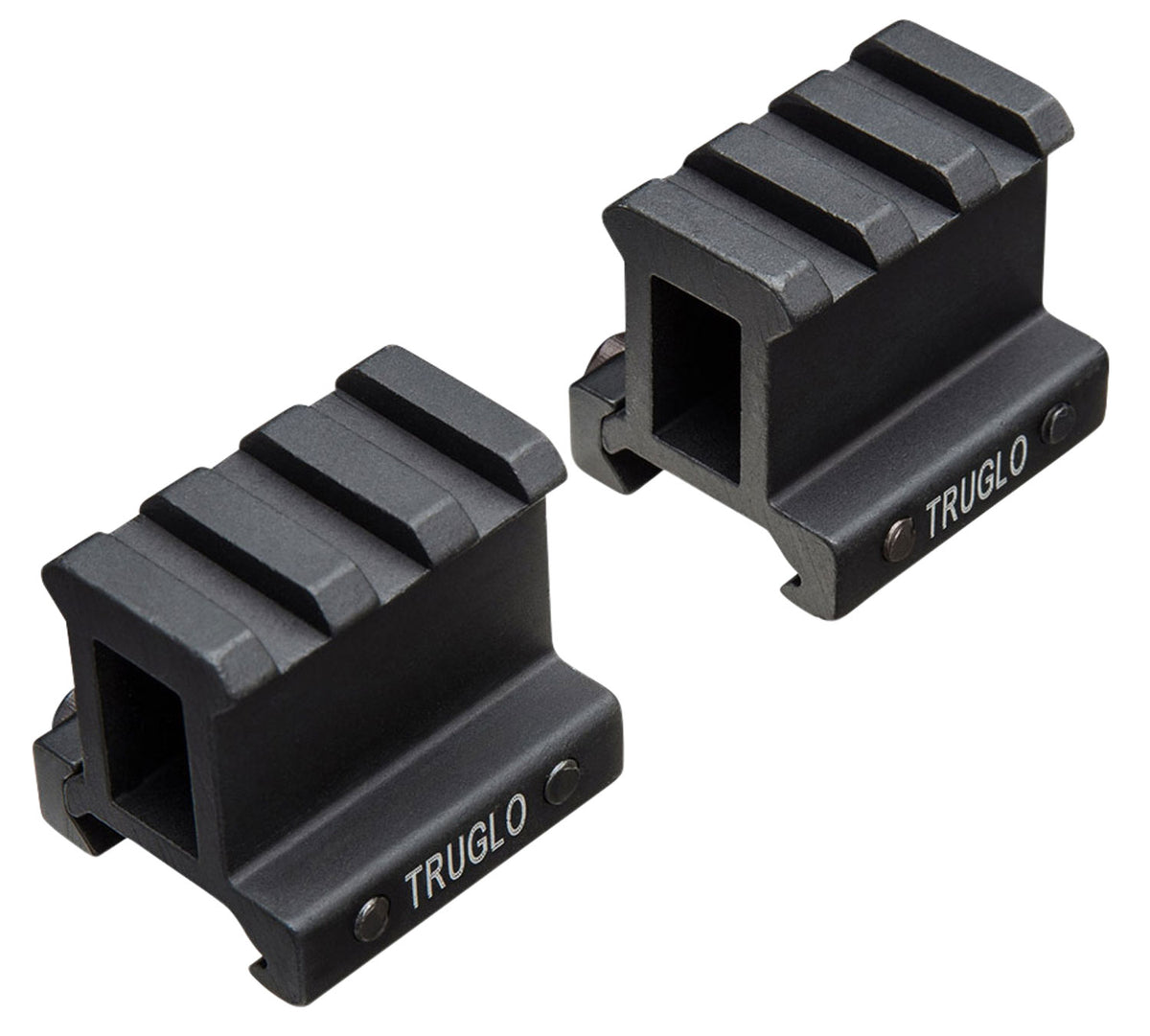 TruGlo TG8992B Picatinny Riser Mount Set Matte Black Anodized