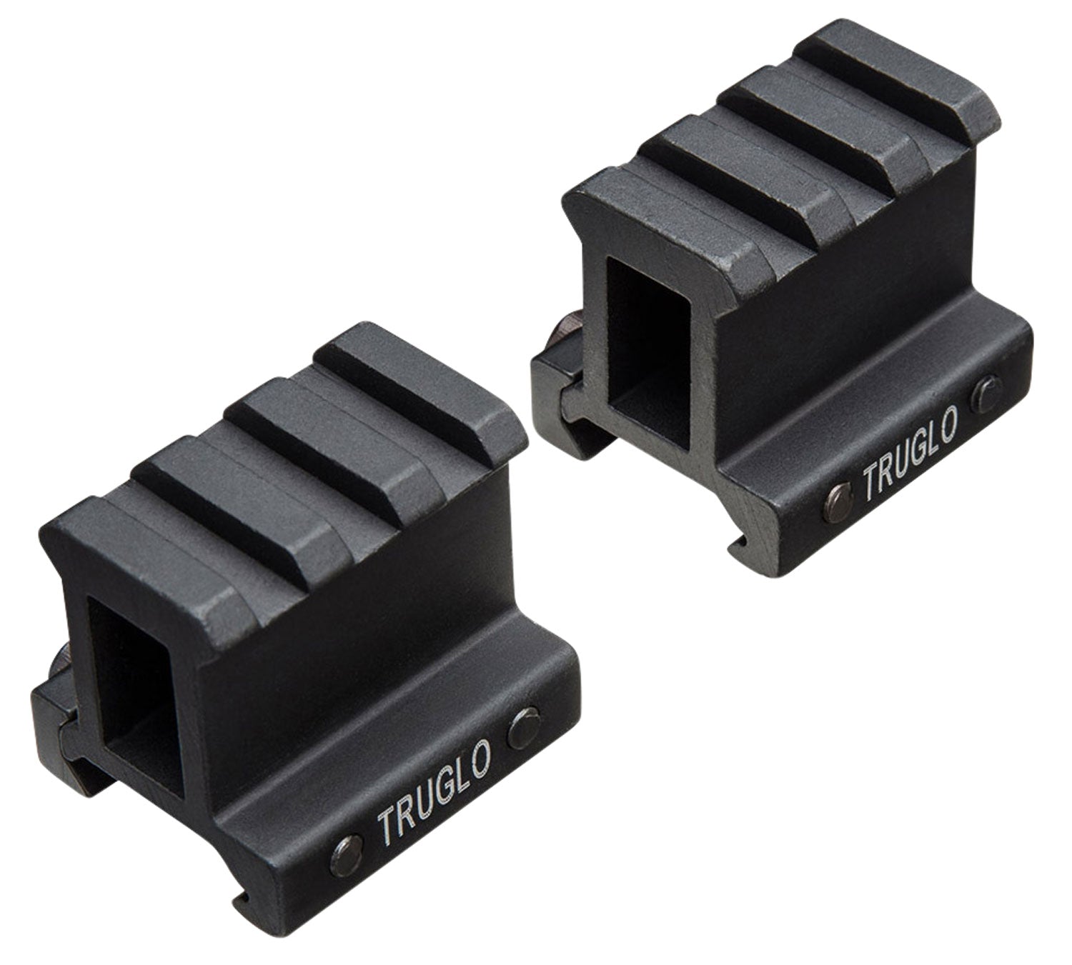 TruGlo TG8992B Picatinny Riser Mount Set Matte Black Anodized