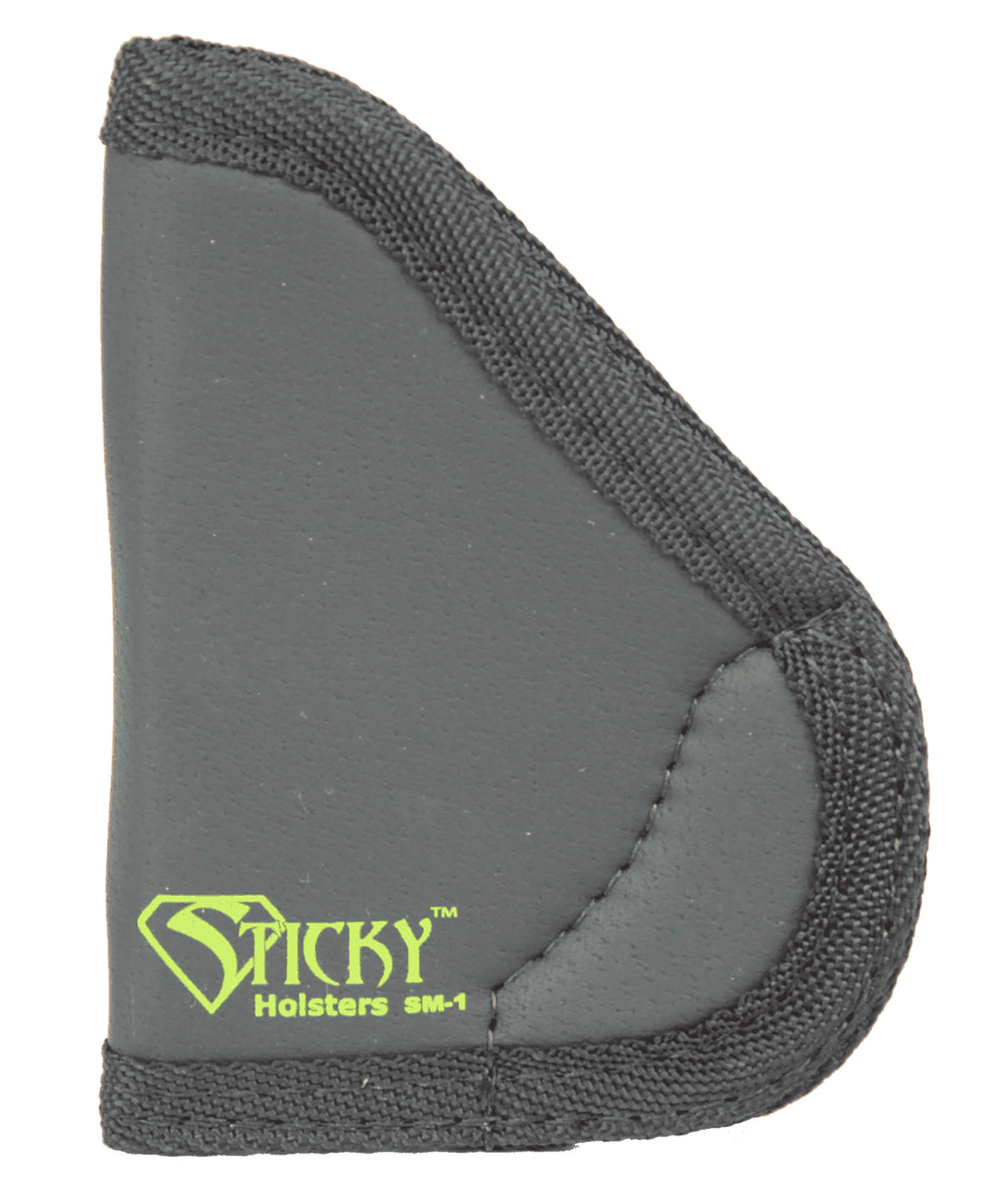Sticky Holsters SM-1 IWB Size 1 Black/Green Latex Free Rubber Holster Fits Beretta Tomcat/Bobcat Up To 2.40-2.75" Barrel Ambidextrous