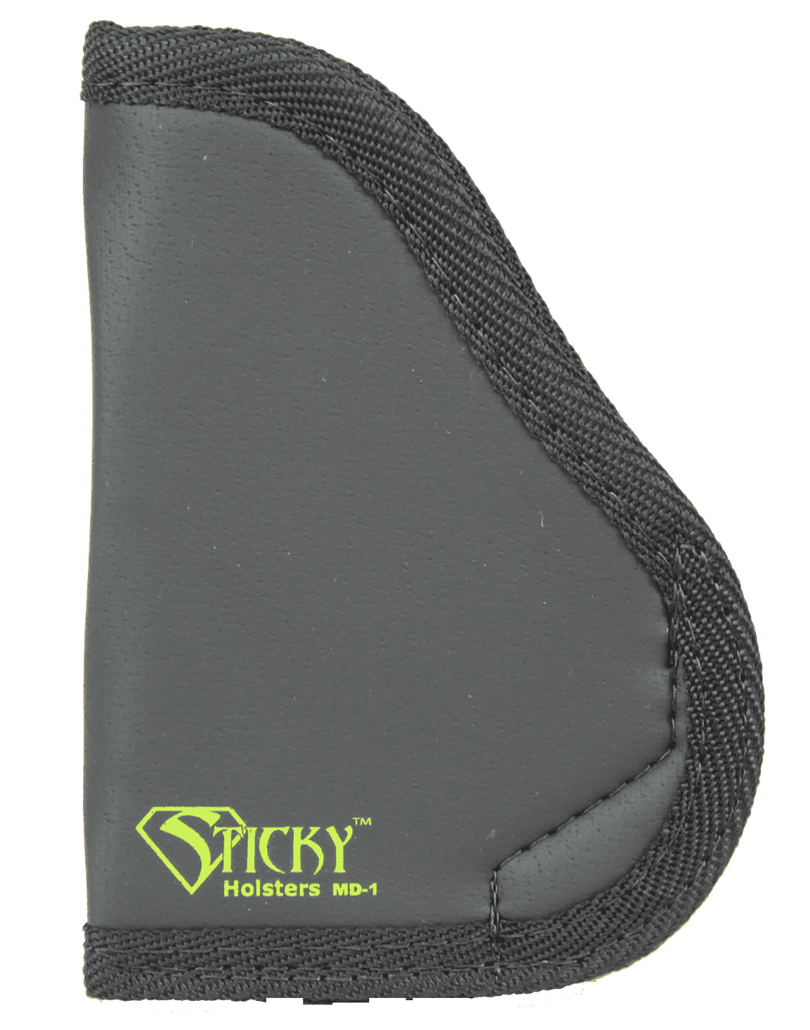 Sticky Holsters MD-1 IWB Black/Green Latex Free Rubber Holster Fits Small 9mm Pistols Ambidextrous