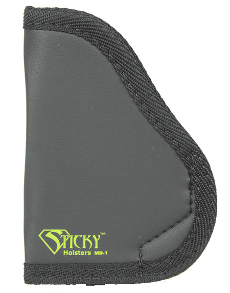 Sticky Holsters MD-1 IWB Black/Green Latex Free Rubber Holster Fits Small 9mm Pistols Ambidextrous