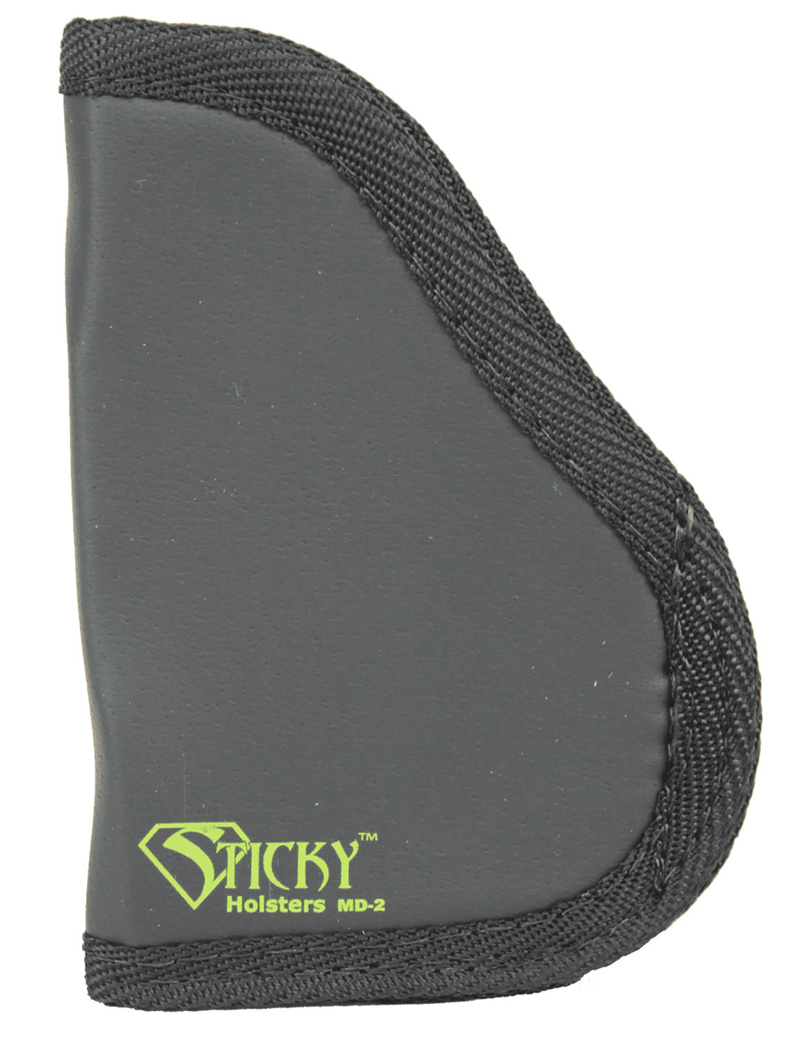 Sticky Holsters MD-2 IWB Black/Green Latex Free Rubber Holster Fits S&W M&P Shield Ambidextrous