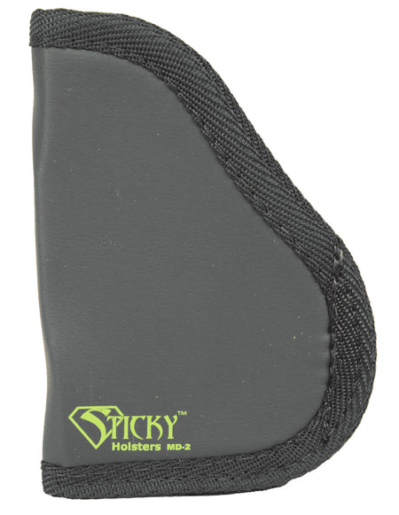 Sticky Holsters MD-2 IWB Black/Green Latex Free Rubber Holster Fits S&W M&P Shield Ambidextrous