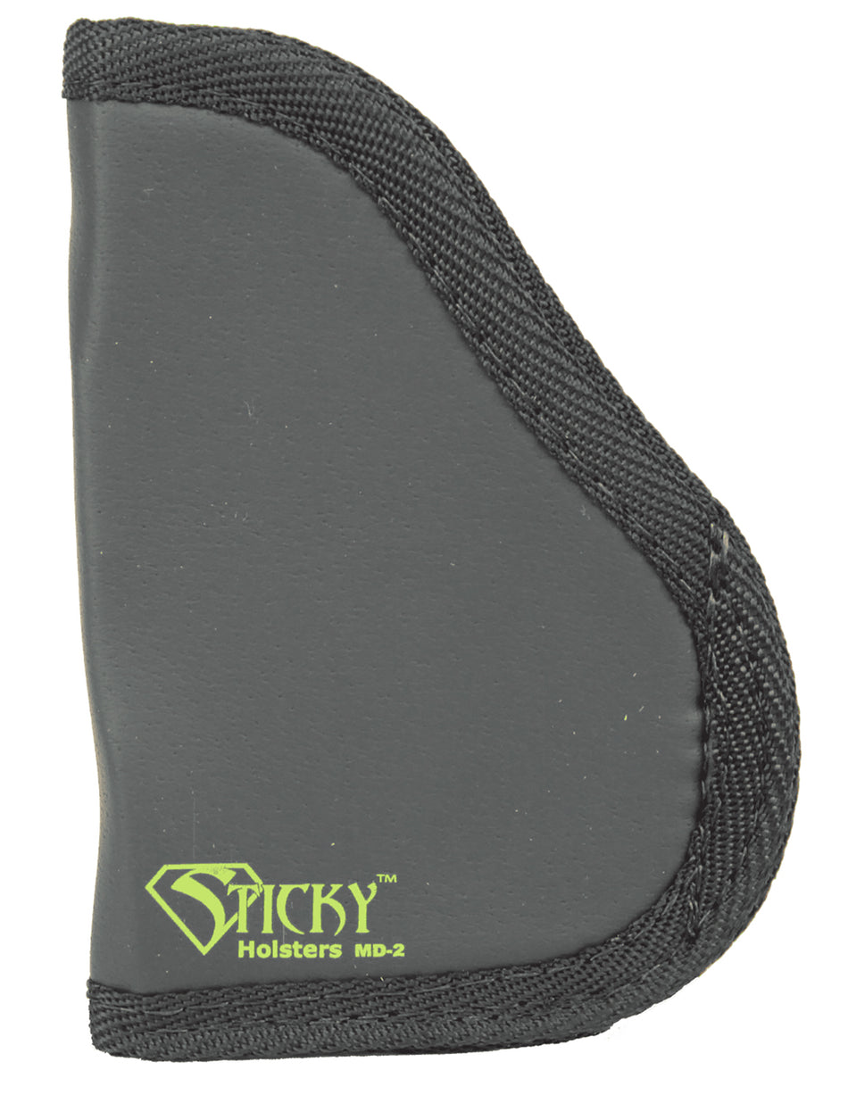 Sticky Holsters MD-2 IWB Black/Green Latex Free Rubber Holster Fits S&W M&P Shield Ambidextrous