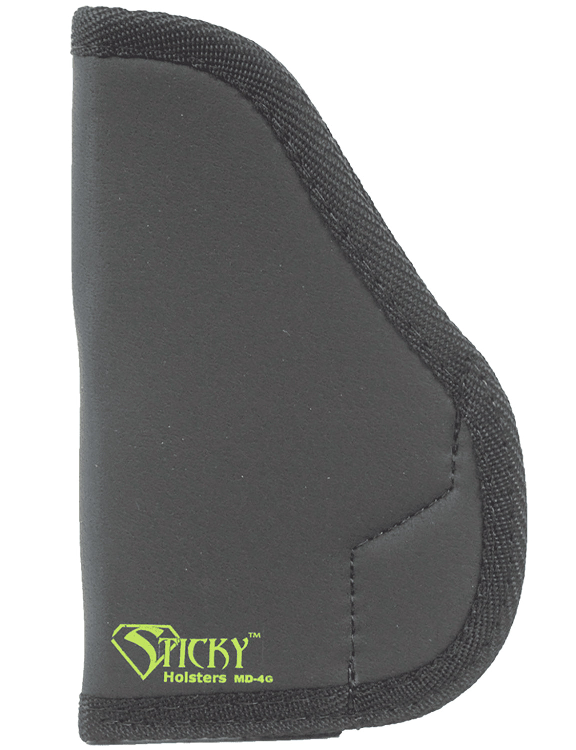 Sticky Holsters MD-4 Gen 1 IWB Black/Green Latex Free Rubber Holster Fits Glock 26/27 Ambidextrous