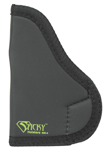 Sticky Holsters MD-4 IWB Black/Green Latex Free Rubber Holster Fits Medium Semi-Auto Pistols Ambidextrous