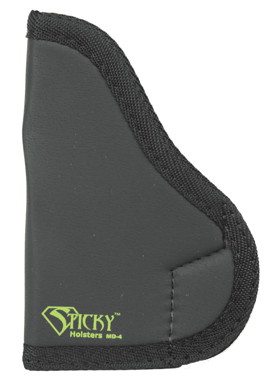 Sticky Holsters MD-4 IWB Black/Green Latex Free Rubber Holster Fits Medium Semi-Auto Pistols Ambidextrous