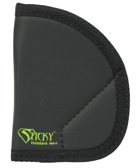 Sticky Holsters MD-5 IWB Black/Green Latex Free Rubber Holster Fits Ruger LCR/S&W J-Frame Revolver Ambidextrous