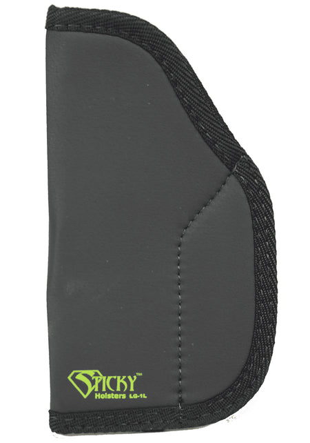 Sticky Holsters LG-1L IWB Black/Green Latex Free Rubber Holster Fits Full-Size 1911 5" Barrel Ambidextrous