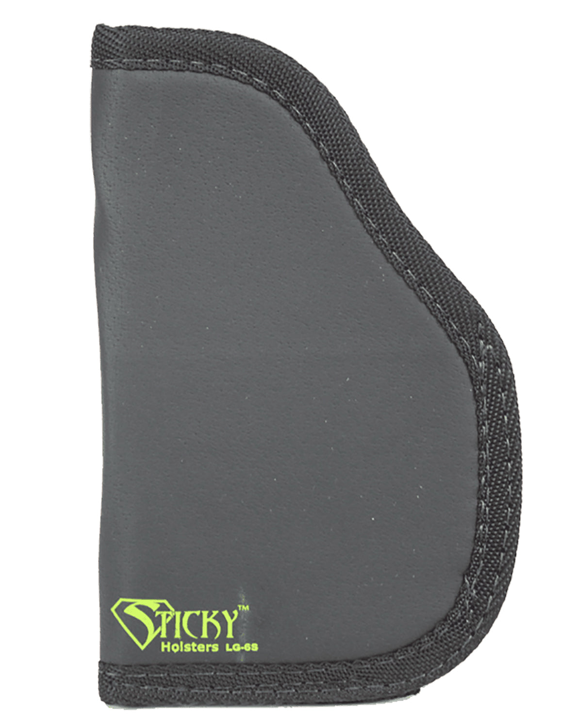 Sticky Holsters LG-6S Mod Ambidextrous Holster Fits 3-4" Large Auto with Laser Black/Green Latex Free Rubber