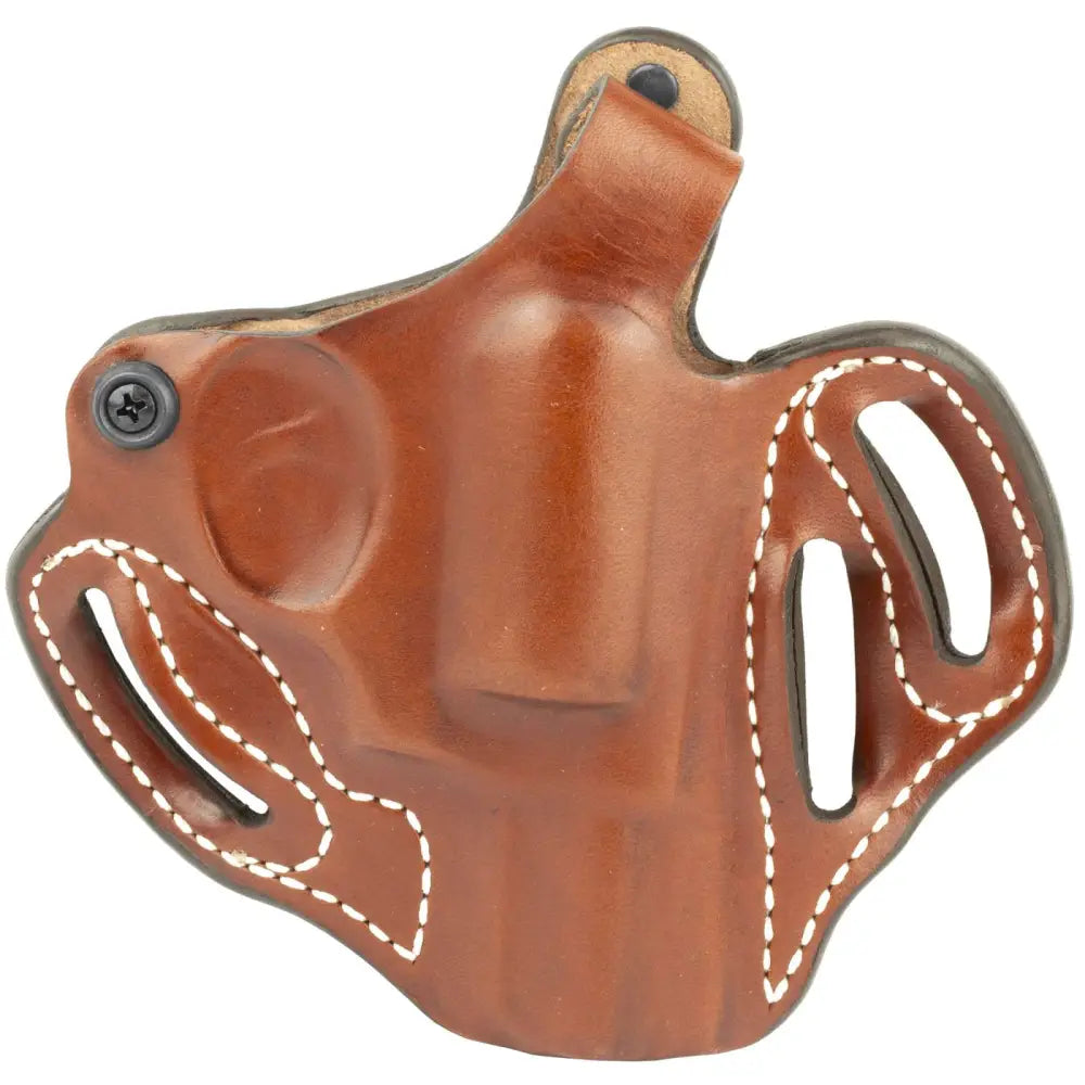 DeSantis Thumb Break Scabbard Black Leather Holster for Colt Agent, Charter Bulldog 2" & Ruger SP101, RH