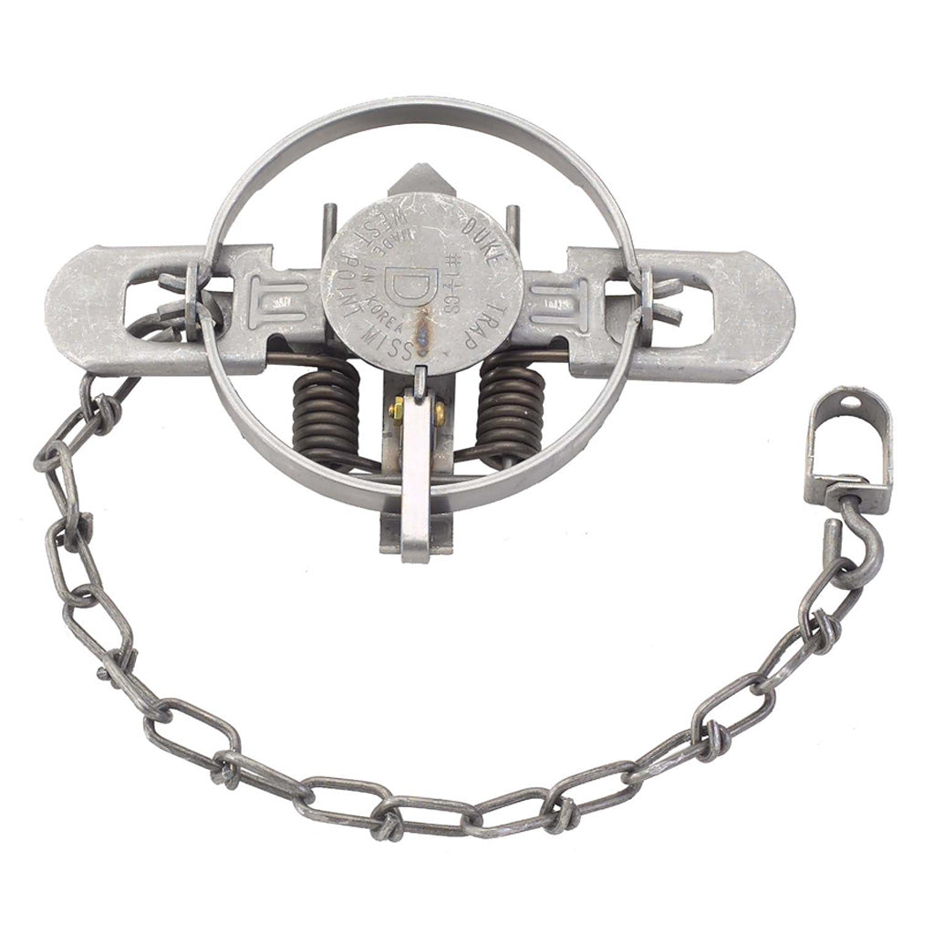 Duke Coil Spring Trap No. 1.5 for Fox Mink Raccoon