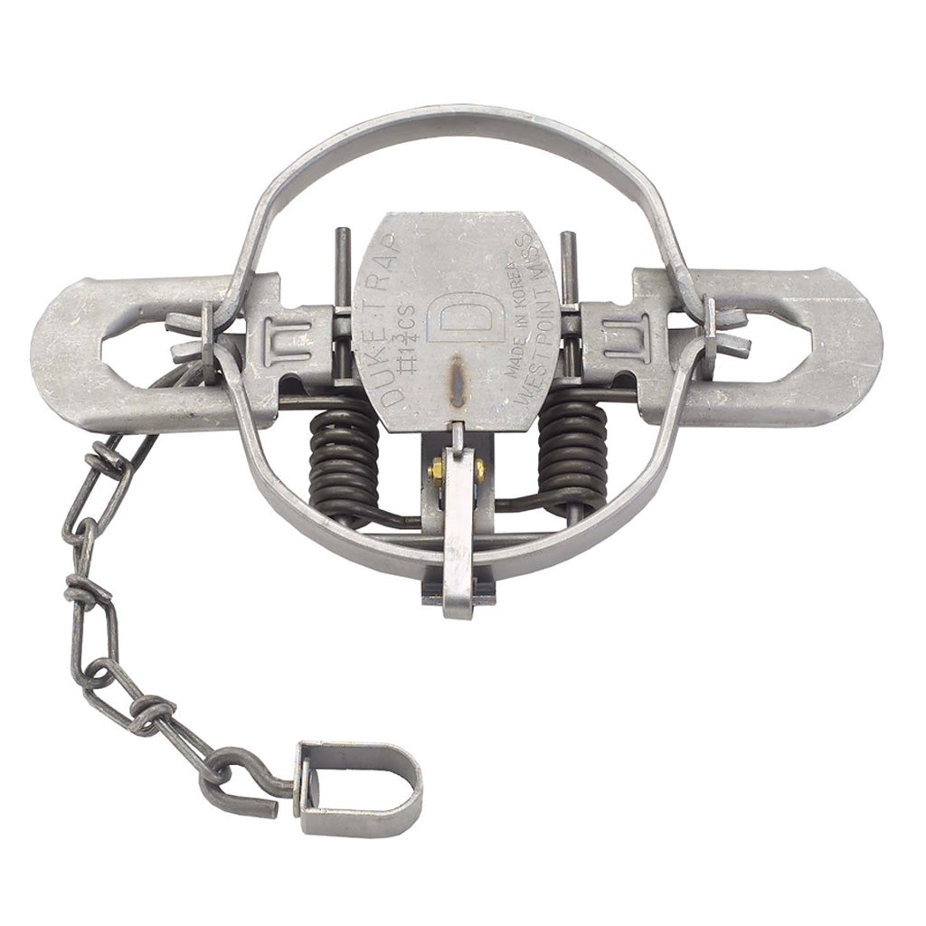 Duke Coil Spring Trap No. 1 3/4 for Bobcat Coyote Fox