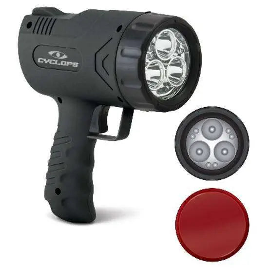 GSM Cyclops Sirius 500 Lumen Handheld Rechargeable Spotlight with 6 LED Lights