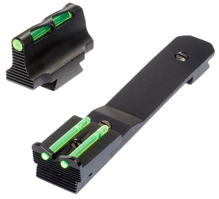 HiViz HHVS41 Henry Rifle Sight Set LiteWave Interchangeable Front Rear Black for H006 H012CC Models