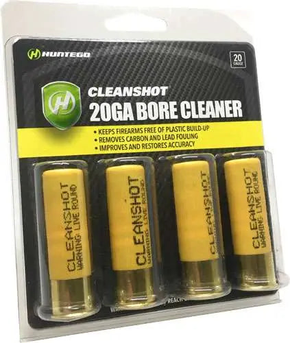 HUNTEGO CLEANSHOT 20 Gauge Cleaning Rounds 4rd (24 Pack Case)