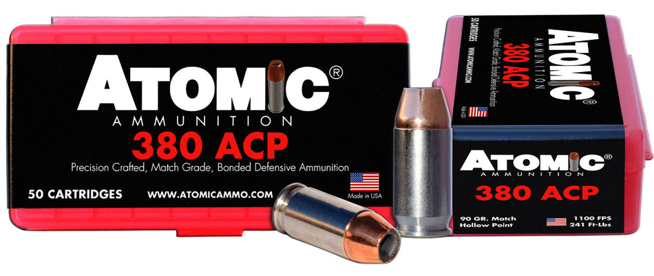 Atomic 414 Precision Craft Hollow Point HP 90 Grain .380 ACP/Auto