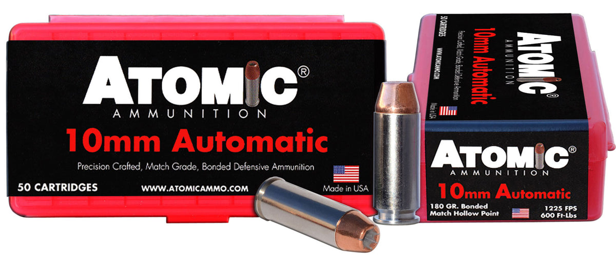 Atomic Precision Craft 10mm Auto 180 gr BHP ammo