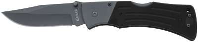 Ka-Bar G10 Mule Folding Knife 9.25in OAL 4in Clip Point Blade Black G10 Grips