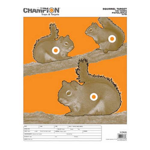 Squirrel Shooting Target Large 12-Pack