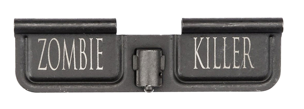Spikes Tactical SED7007 AR-15 Ejection Port Door with Zombie Killer Laser Engraving - Black Phosphate Steel